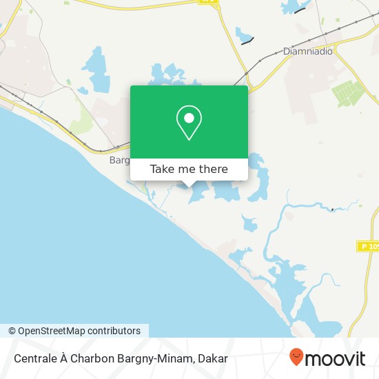 Centrale À Charbon Bargny-Minam map