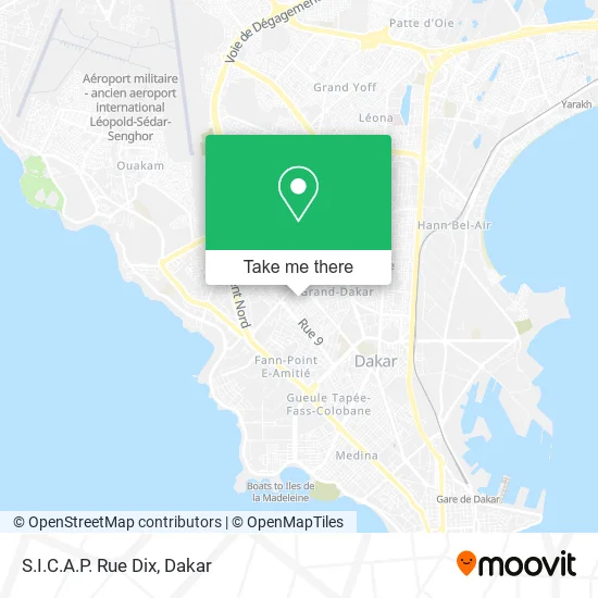 S.I.C.A.P. Rue Dix map