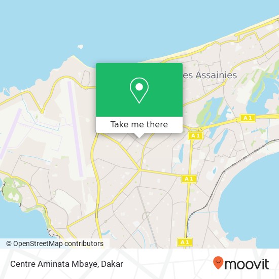 Centre Aminata Mbaye map