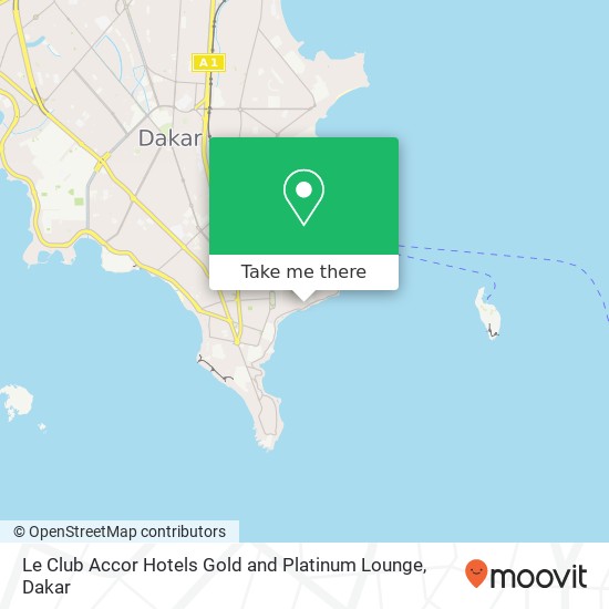 Le Club Accor Hotels Gold and Platinum Lounge map