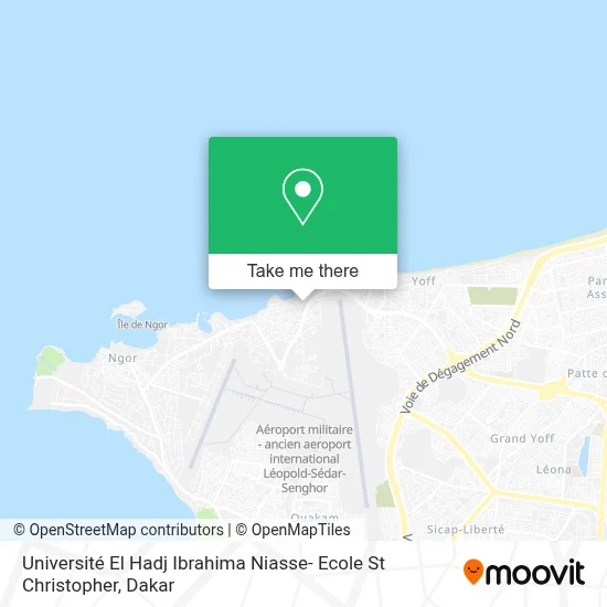 Université El Hadj Ibrahima Niasse- Ecole St Christopher map