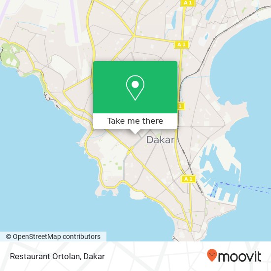 Restaurant Ortolan map