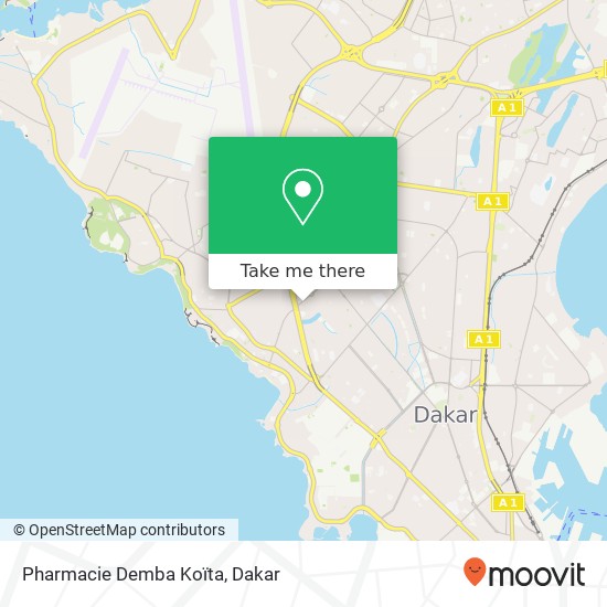 Pharmacie Demba Koïta map