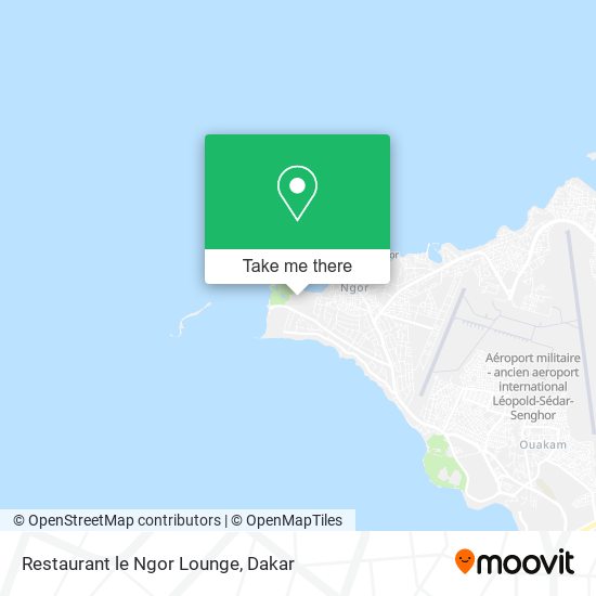 Restaurant le Ngor Lounge map