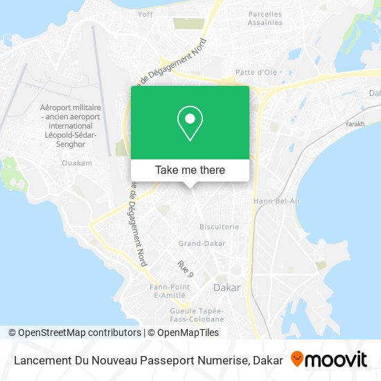 Lancement Du Nouveau Passeport Numerise map