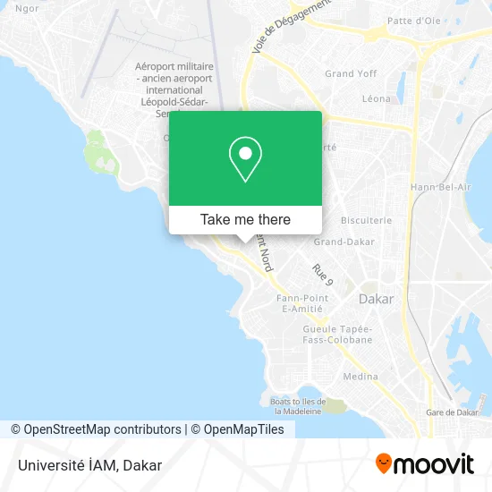 Université İAM map