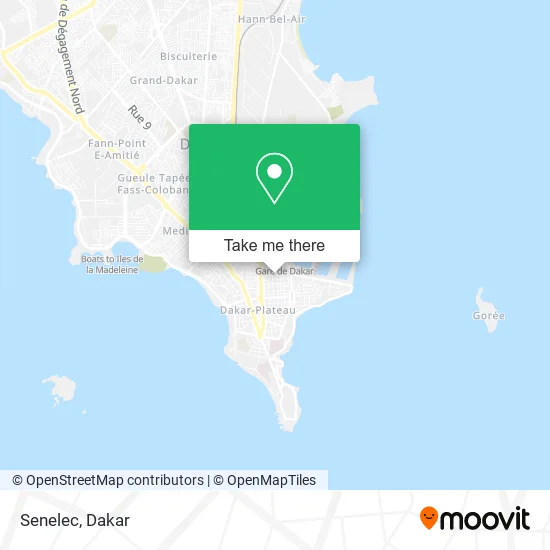 Senelec map