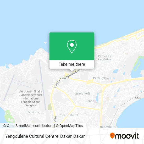 Yengoulene Cultural Centre, Dakar map