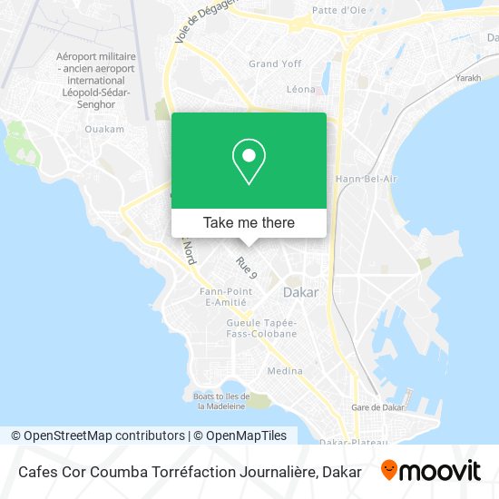 Cafes Cor Coumba Torréfaction Journalière map