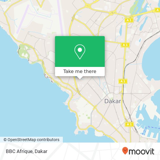 BBC Afrique map