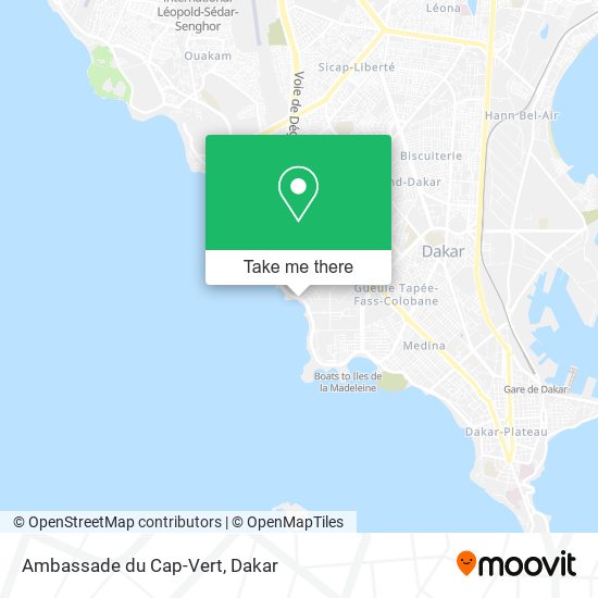 Ambassade du Cap-Vert map