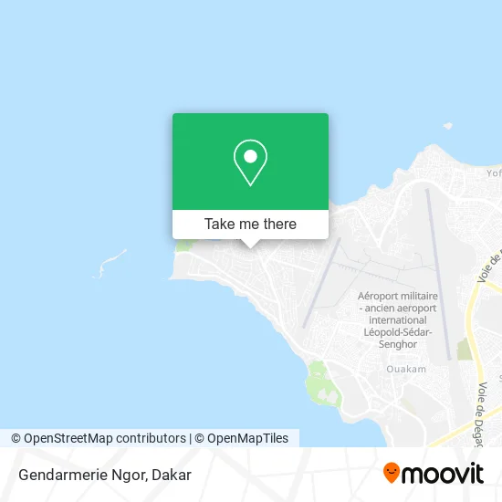 Gendarmerie Ngor map