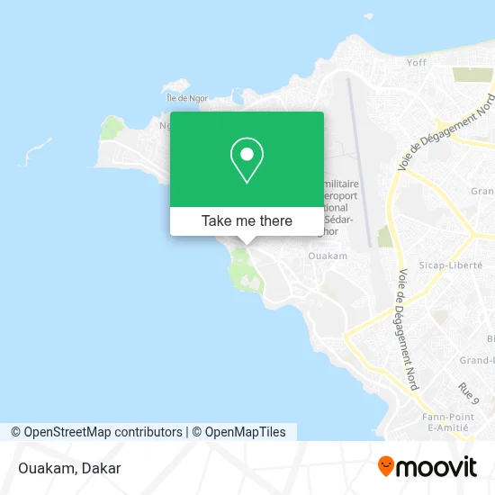Ouakam map