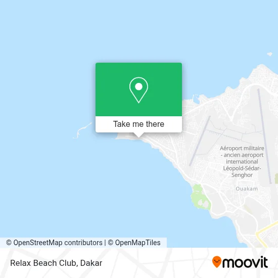 Relax Beach Club map