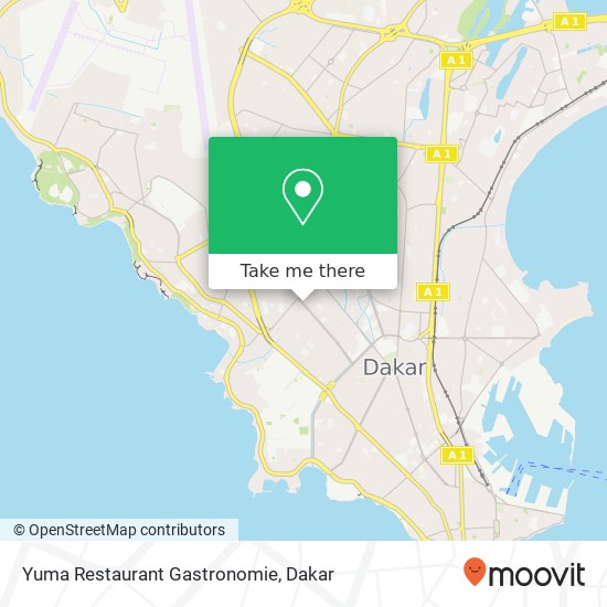 Yuma Restaurant Gastronomie map