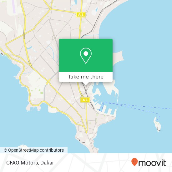 CFAO Motors map