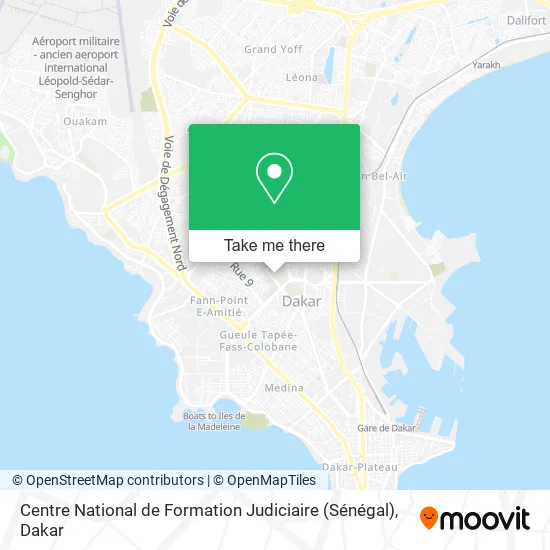 Centre National de Formation Judiciaire (Sénégal) map