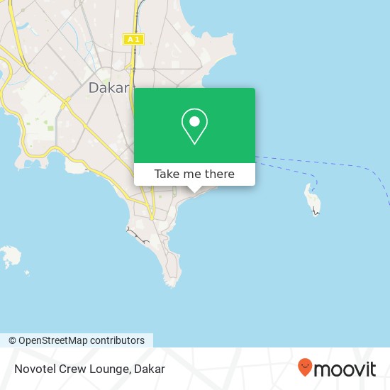 Novotel Crew Lounge map