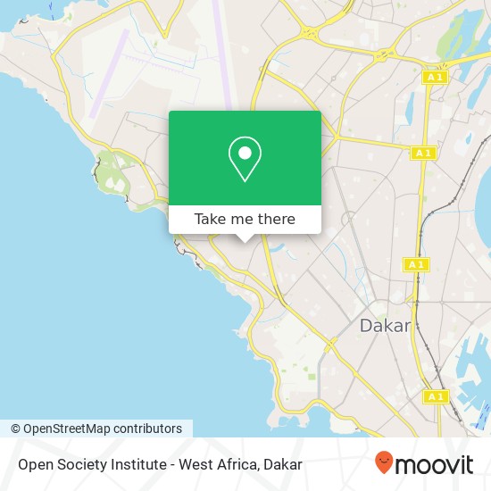 Open Society Institute - West Africa map
