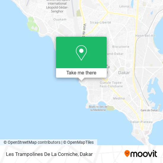 Les Trampolines De La Corniche map