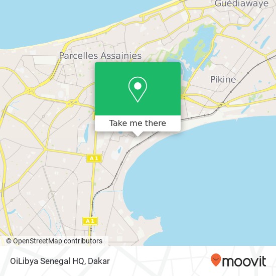 OiLibya Senegal HQ map