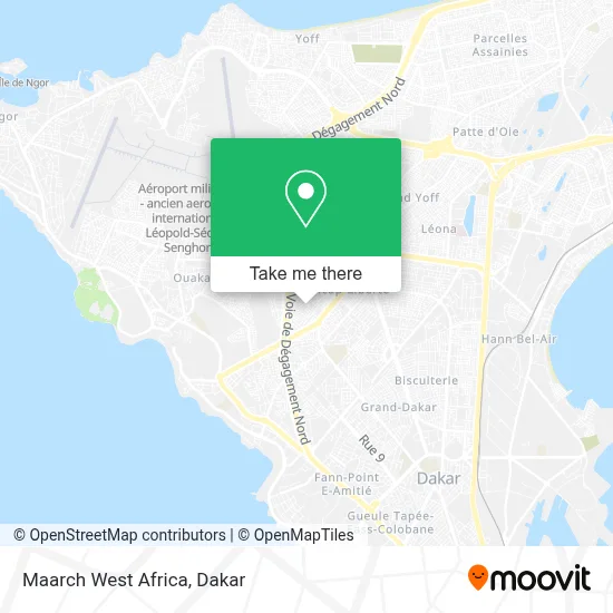 Maarch West Africa map