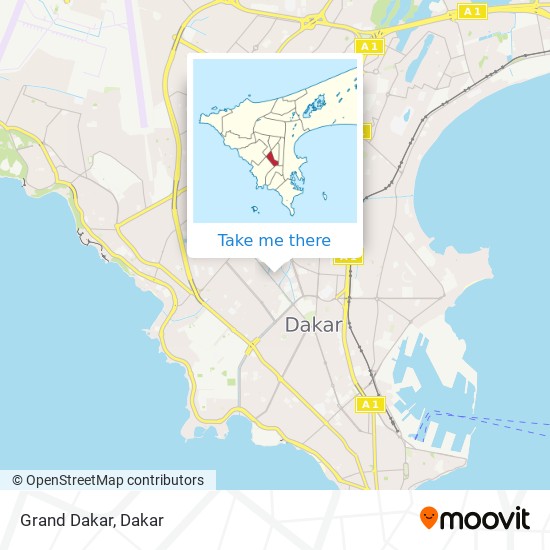 Grand Dakar map