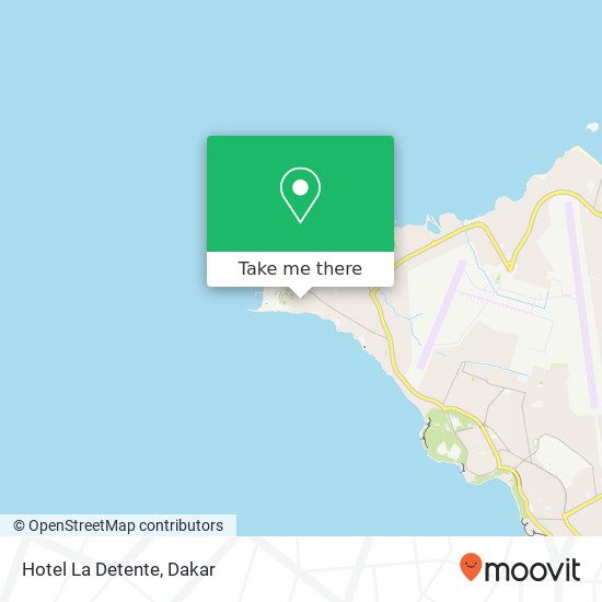 Hotel La Detente map