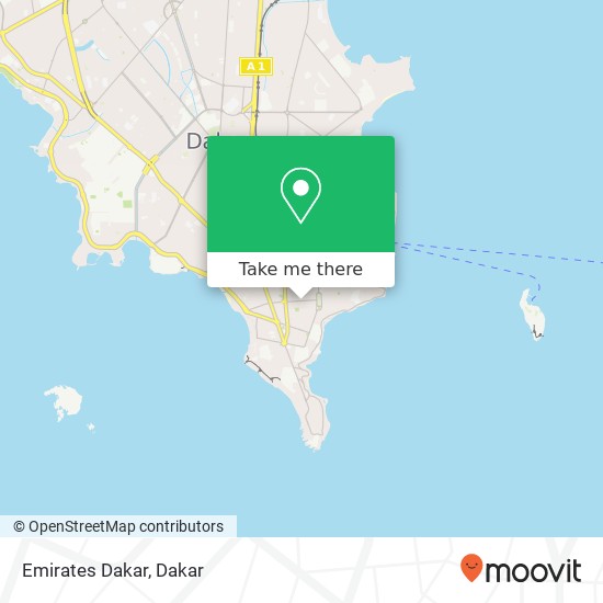 Emirates Dakar map