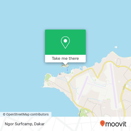 Ngor Surfcamp map