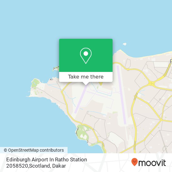 Edinburgh Airport In Ratho Station 2058520,Scotland map