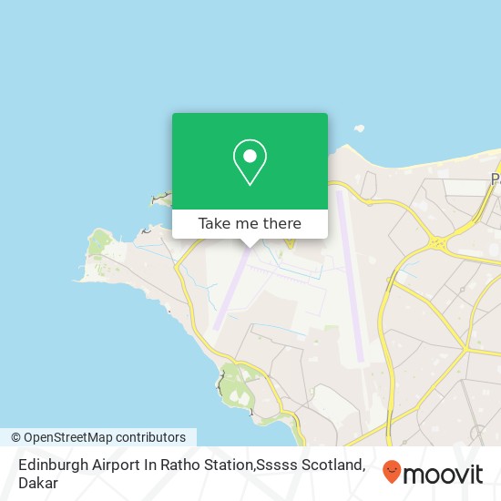 Edinburgh Airport In Ratho Station,Sssss Scotland map