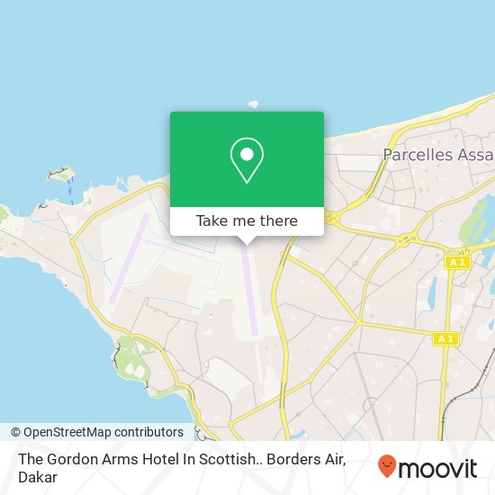 The Gordon Arms Hotel In Scottish.. Borders Air map