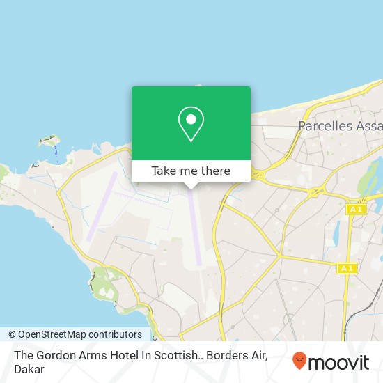 The Gordon Arms Hotel In Scottish.. Borders Air map