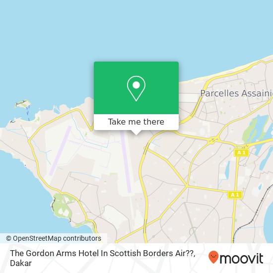 The Gordon Arms Hotel In Scottish Borders Air?? map