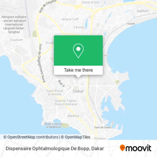 Dispensaire Ophtalmologique De Bopp map