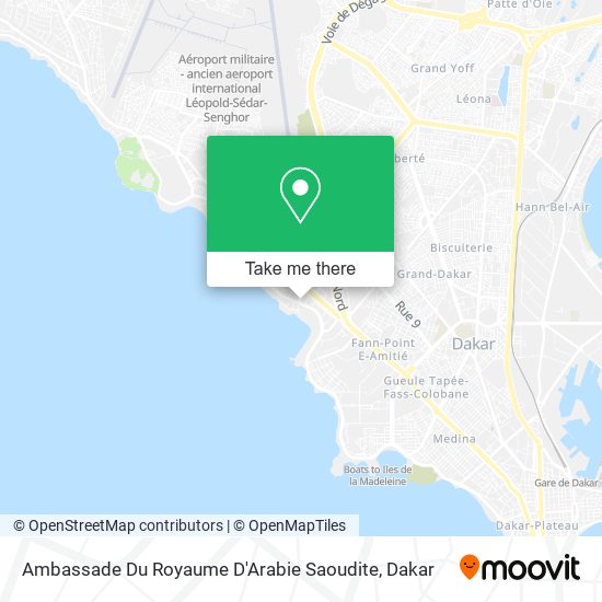 Ambassade Du Royaume D'Arabie Saoudite map