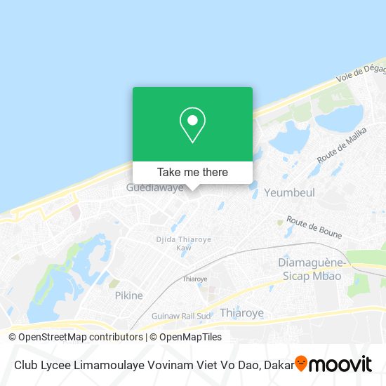 Club Lycee Limamoulaye Vovinam Viet Vo Dao map