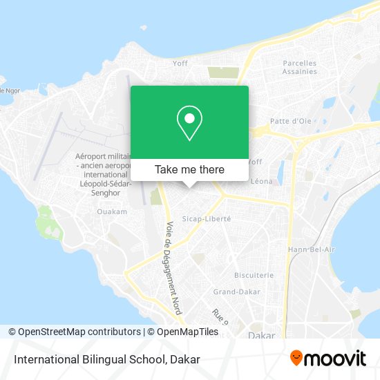 International Bilingual School map