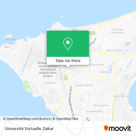 Université Vurtuelle map
