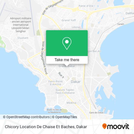 Chicory Location De Chaise Et Baches map