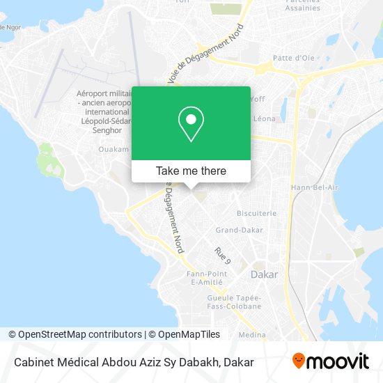 Cabinet Médical Abdou Aziz Sy Dabakh map