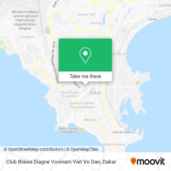 Club Blaise Diagne Vovinam Viet Vo Dao map