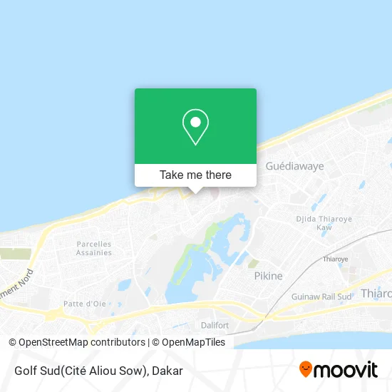 Golf Sud(Cité Aliou Sow) map