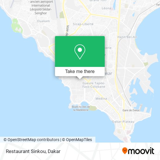 Restaurant Sinkou map