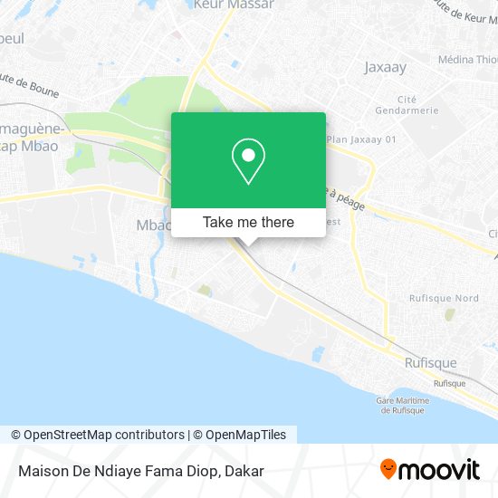 Maison De Ndiaye Fama Diop map