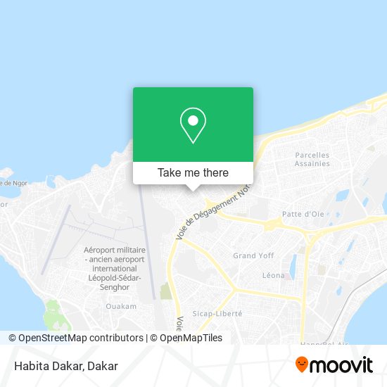Habita Dakar map
