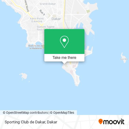 Sporting Club de Dakar map