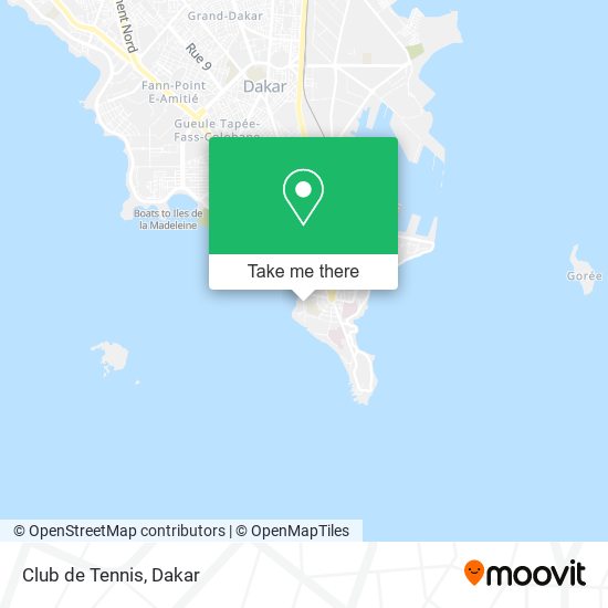 Club de Tennis map