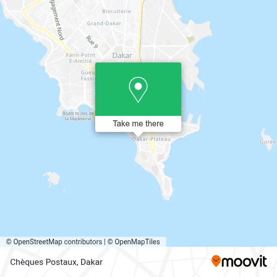 Chèques Postaux map